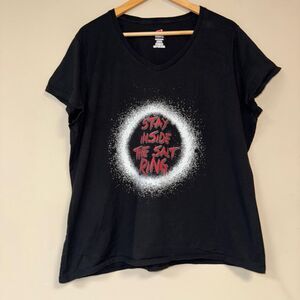 Supernatural Stay Inside Salt Ring T-Shirt Mens 2XL Demon Hunter Ghost TV Show